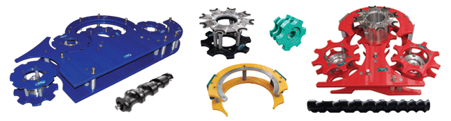 AMCO bottle handling parts